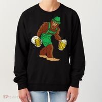 Bigfoot in Lederhosen Oktoberfest Beer Women's Sweatshirt thumb 0
