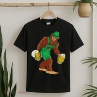 Bigfoot in Lederhosen Oktoberfest Beer T-Shirt thumb 2