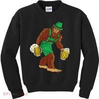 Bigfoot in Lederhosen Oktoberfest Beer Kids Sweatshirt thumb 0
