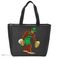 Bigfoot in Lederhosen Oktoberfest Beer Tote Bag thumb 0