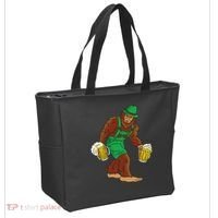 Bigfoot in Lederhosen Oktoberfest Beer Tote Bag thumb 2