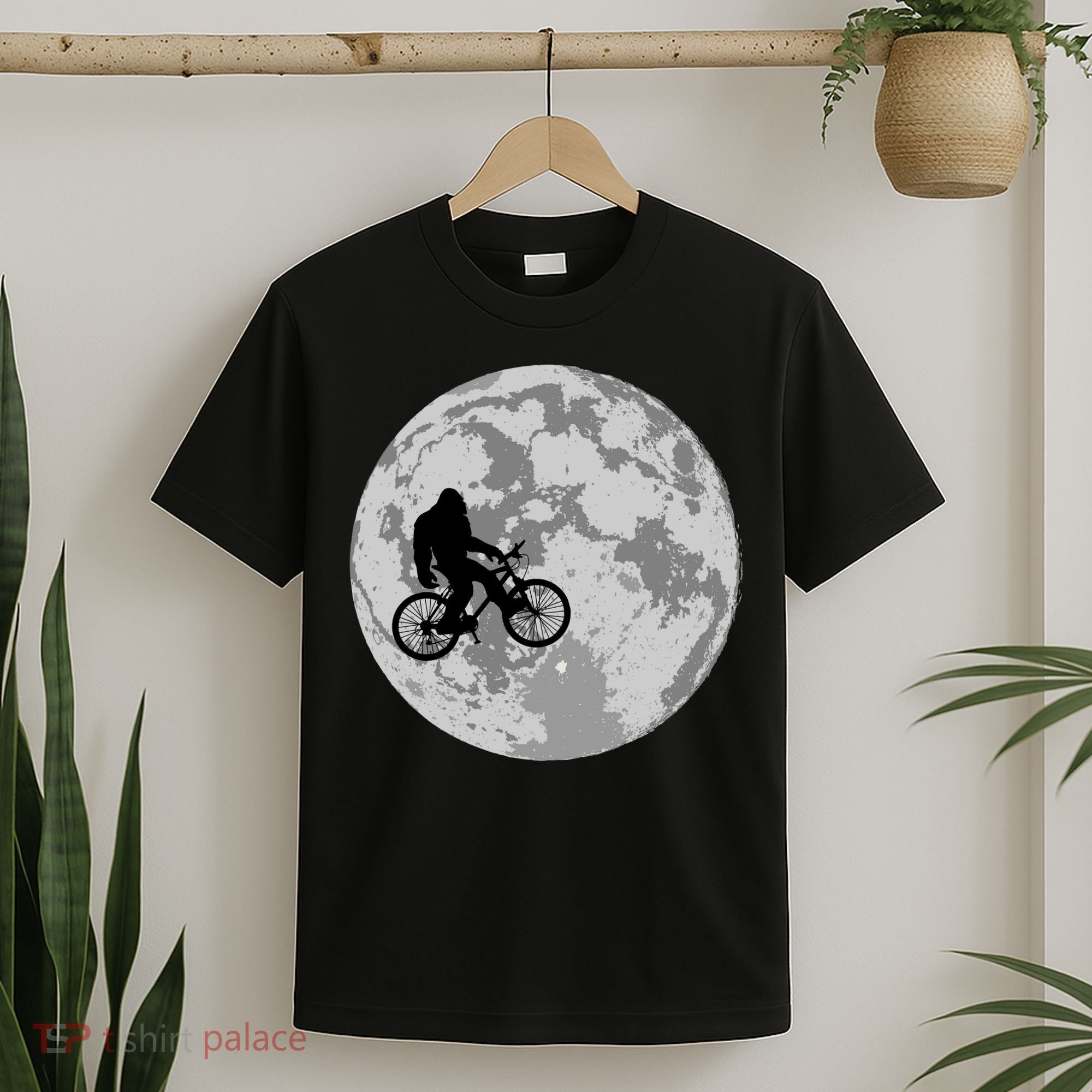 Bigfoot In The Moon Sasquatch T-Shirt