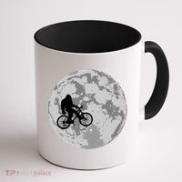 Bigfoot In The Moon Sasquatch Coffee Mug thumb 1