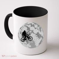 Bigfoot In The Moon Sasquatch Coffee Mug thumb 0
