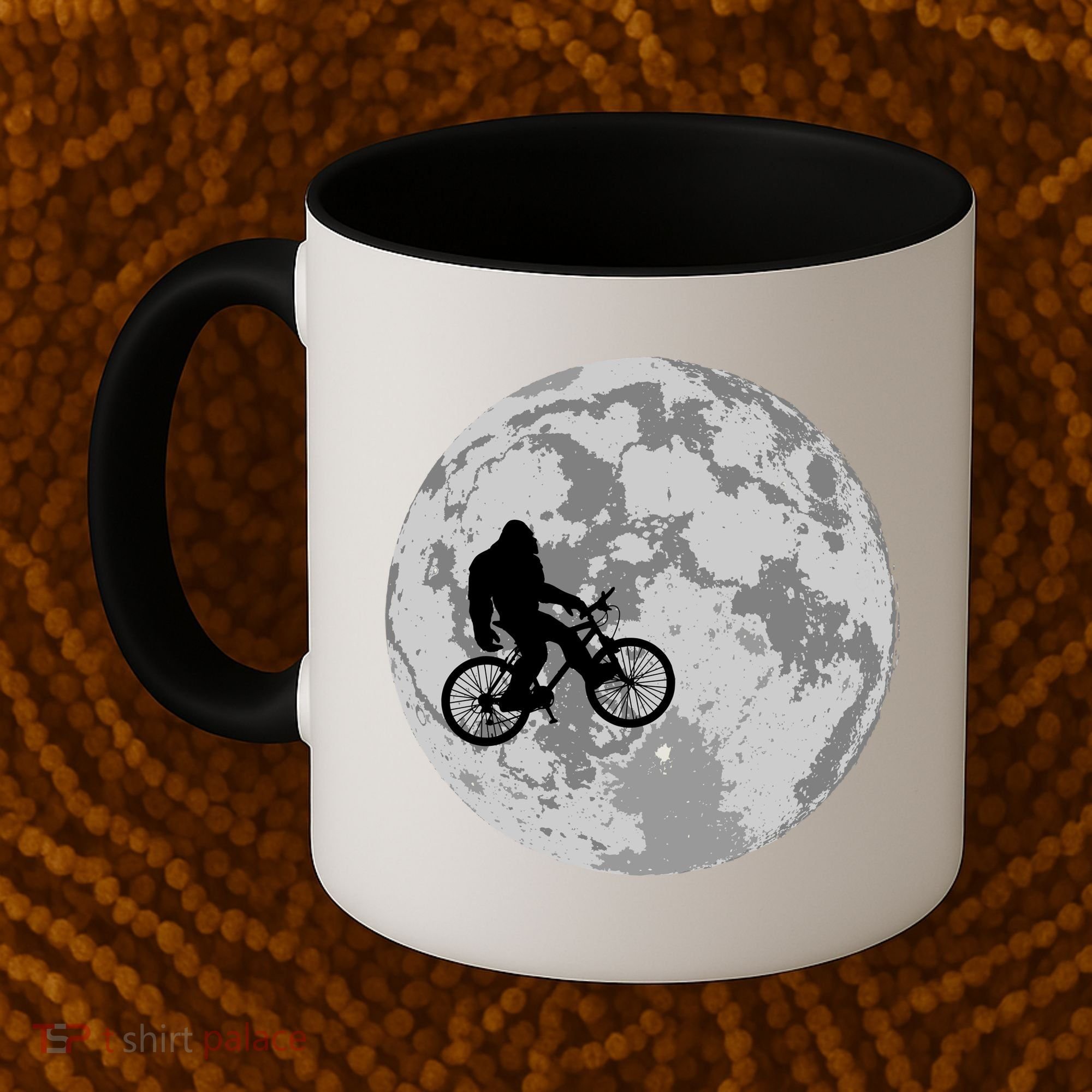 Bigfoot In The Moon Sasquatch Coffee Mug