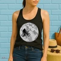 Bigfoot In The Moon Sasquatch Women's Tank Top thumb 2