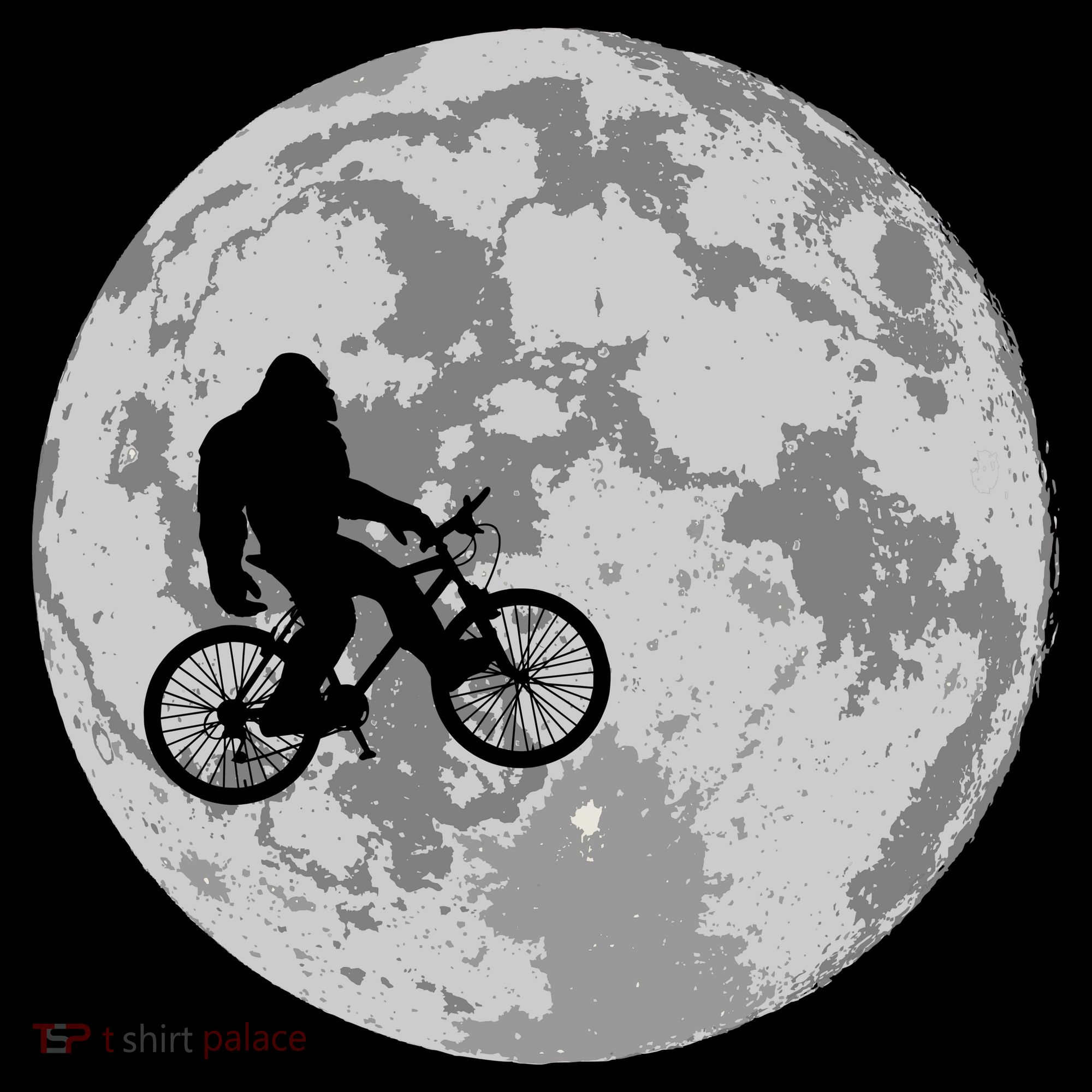 Bigfoot In The Moon Sasquatch Women's Tank Top
