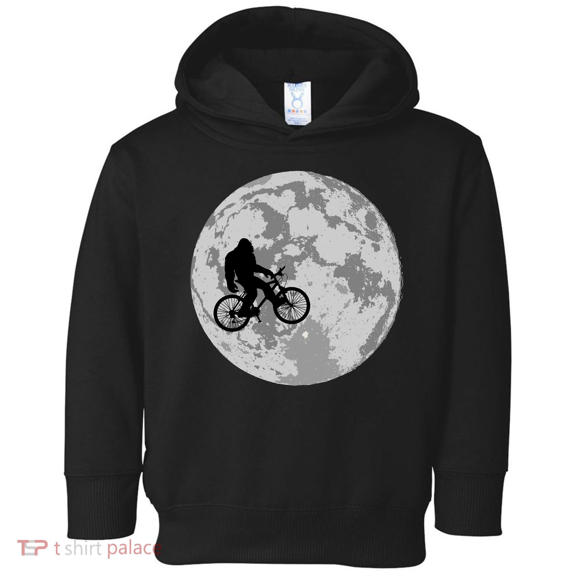 Bigfoot In The Moon Sasquatch Toddler Hoodie