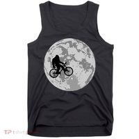 Bigfoot In The Moon Sasquatch Tank Top thumb 0