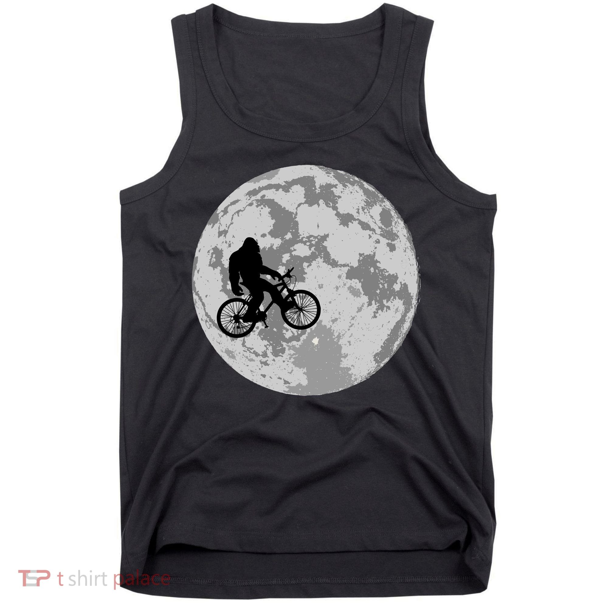Bigfoot In The Moon Sasquatch Tank Top