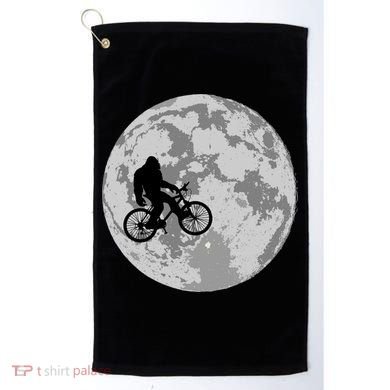 Bigfoot In The Moon Sasquatch Golf Towel