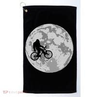 Bigfoot In The Moon Sasquatch Golf Towel thumb 0