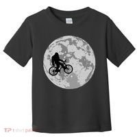 Bigfoot In The Moon Sasquatch Toddler T-Shirt thumb 0