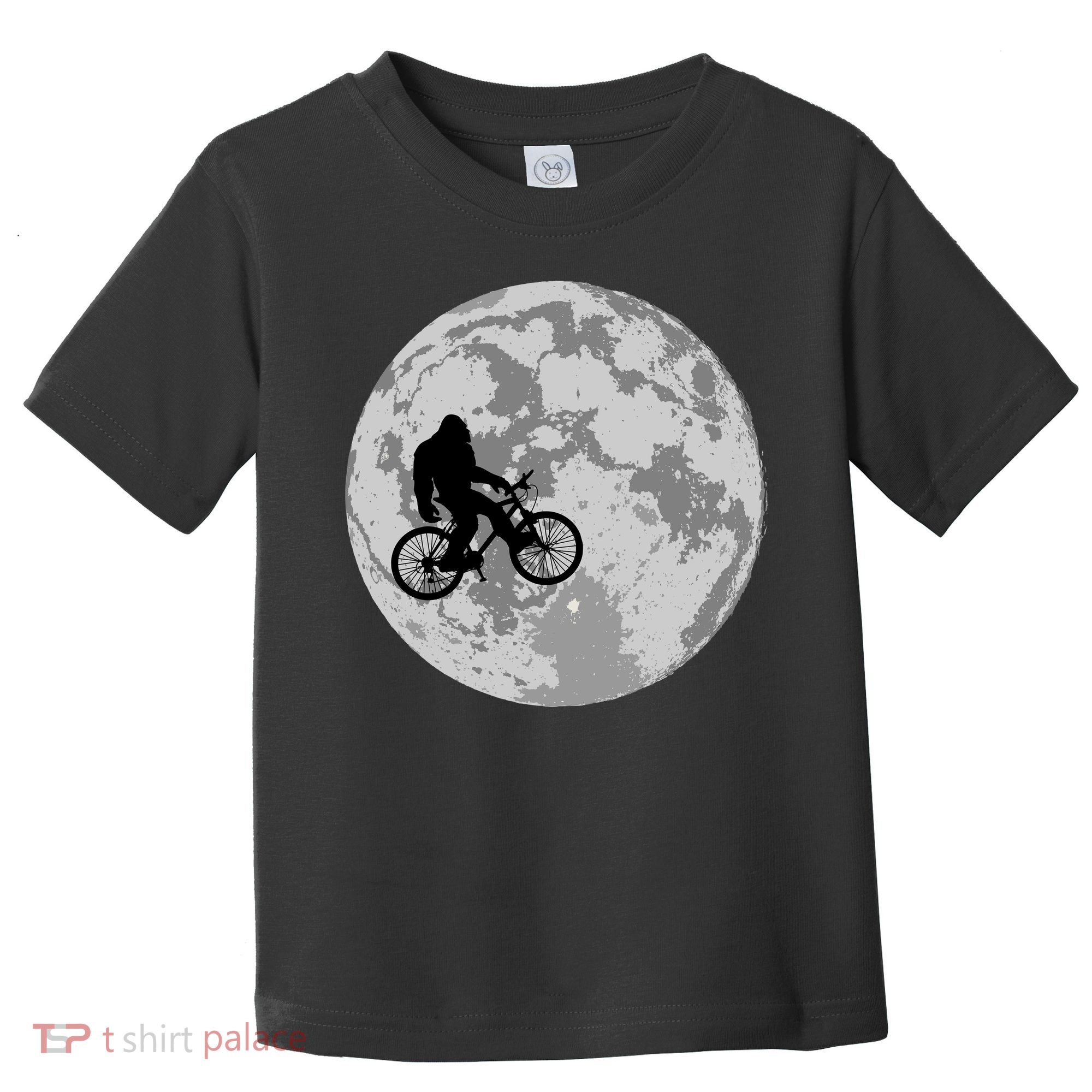 Bigfoot In The Moon Sasquatch Toddler T-Shirt