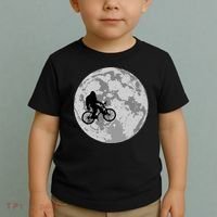 Bigfoot In The Moon Sasquatch Toddler T-Shirt thumb 2
