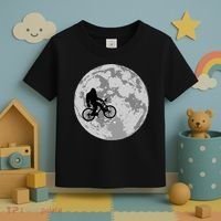 Bigfoot In The Moon Sasquatch Toddler T-Shirt thumb 3