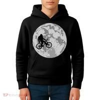 Bigfoot In The Moon Sasquatch Kids Hoodie thumb 4