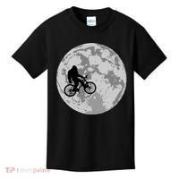 Bigfoot In The Moon Sasquatch Kids T-Shirt thumb 0