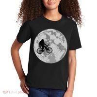 Bigfoot In The Moon Sasquatch Kids T-Shirt thumb 2