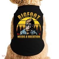 Bigfoot Needs A Vacation Doggie Tank thumb 0