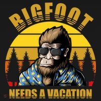 Bigfoot Needs A Vacation Doggie Tank thumb 4