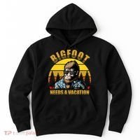 Bigfoot Needs A Vacation Hoodie thumb 0
