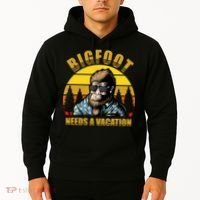 Bigfoot Needs A Vacation Hoodie thumb 2