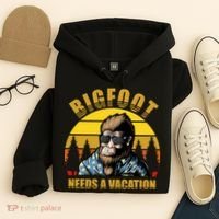 Bigfoot Needs A Vacation Hoodie thumb 4