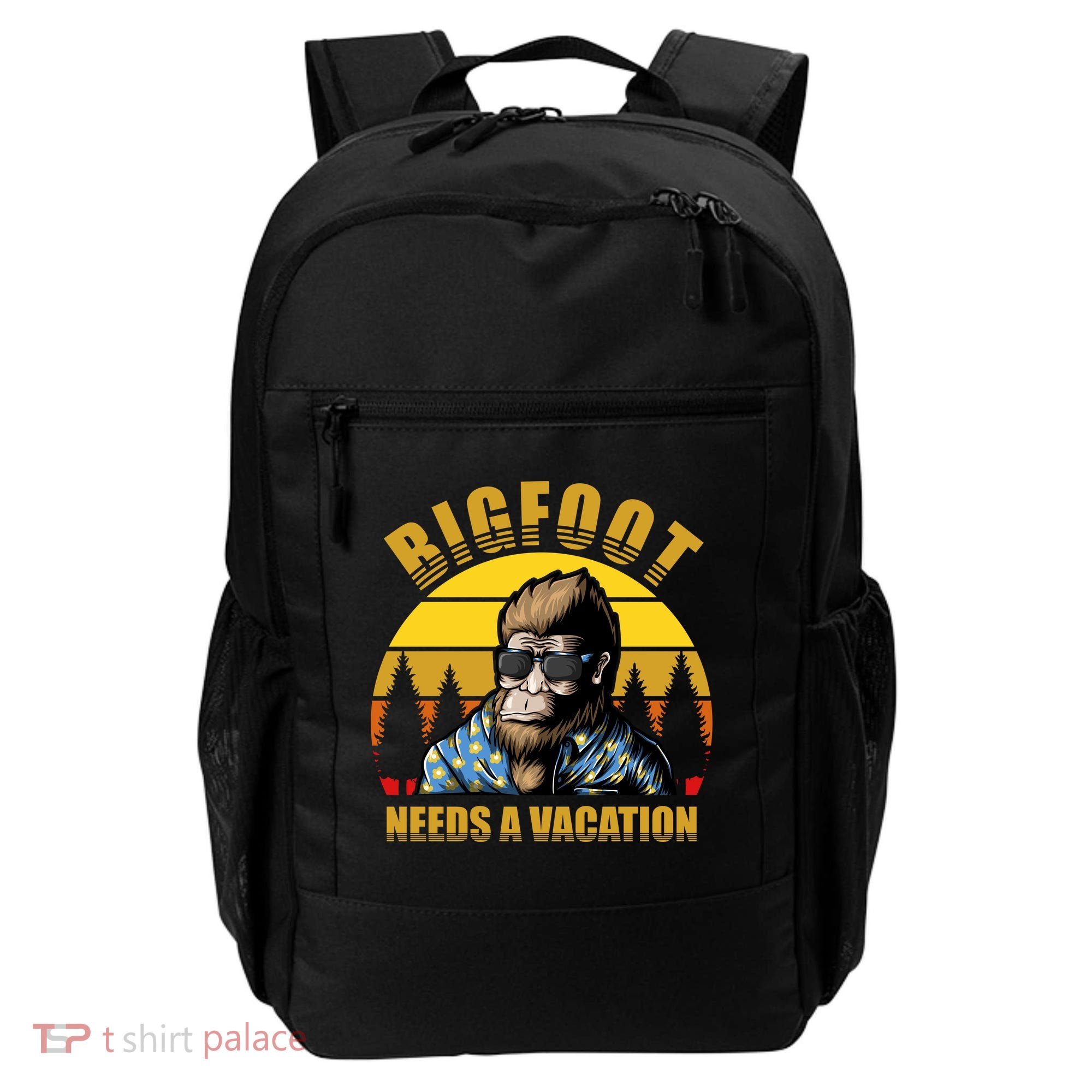 Bigfoot Needs A Vacation Backpack