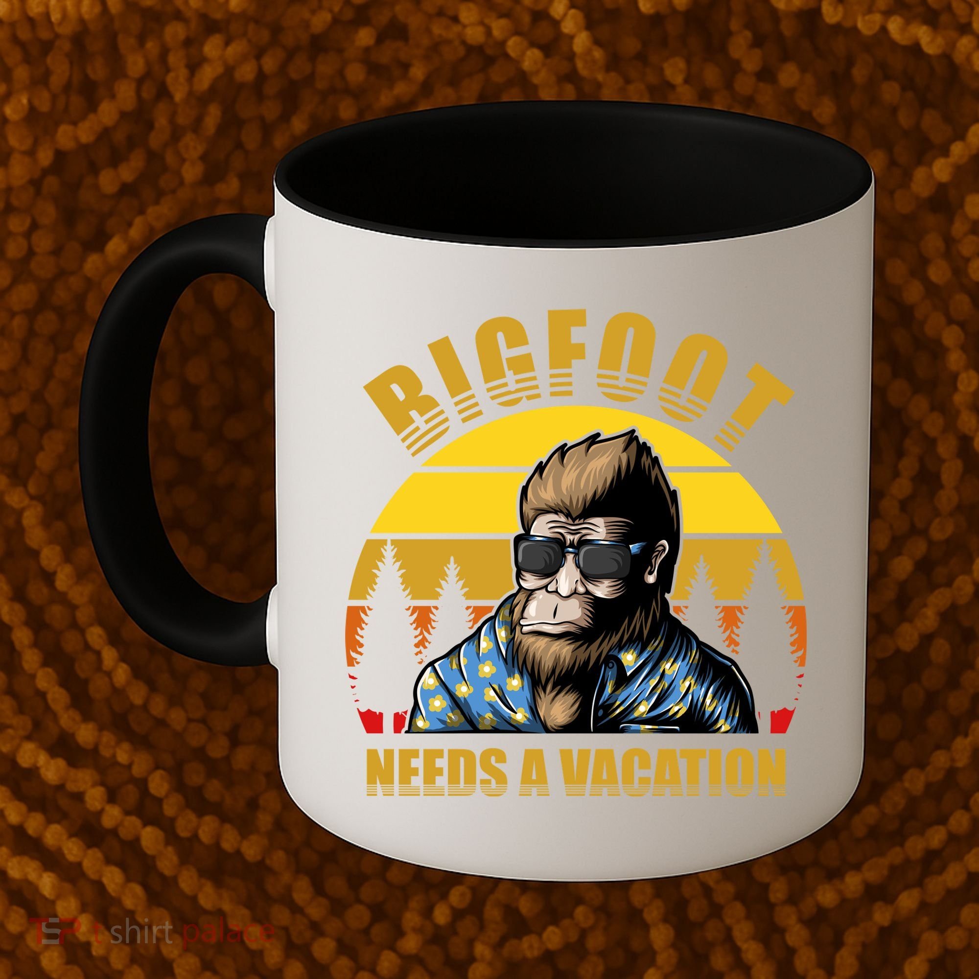 Bigfoot Needs A Vacation Coffee Mug