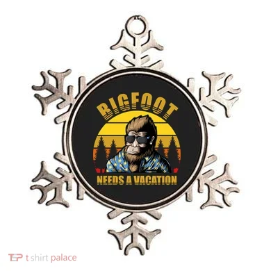 Bigfoot Needs A Vacation Ornament