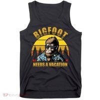 Bigfoot Needs A Vacation Tank Top thumb 0