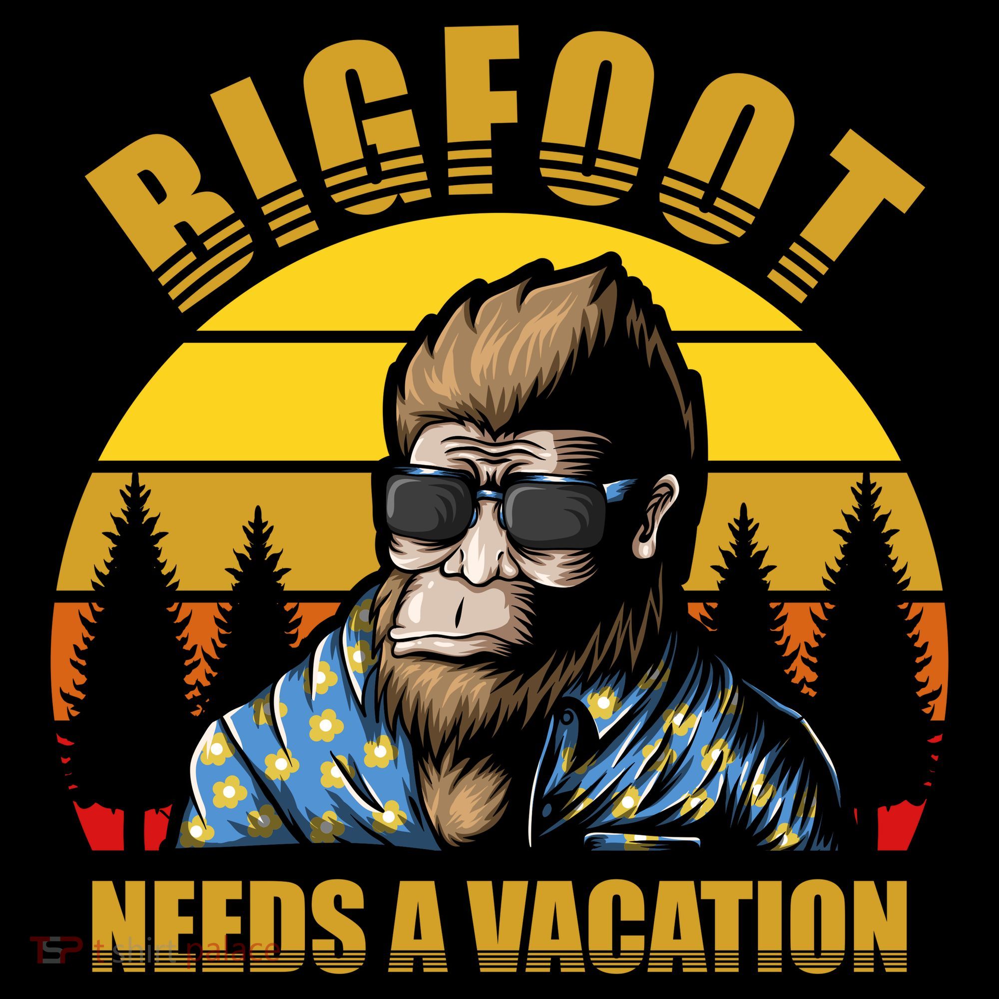 Bigfoot Needs A Vacation Tote Bag