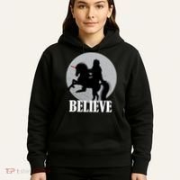 Bigfoot Riding Unicorn Believe Hoodie thumb 5