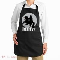 Bigfoot Riding Unicorn Believe Apron thumb 2