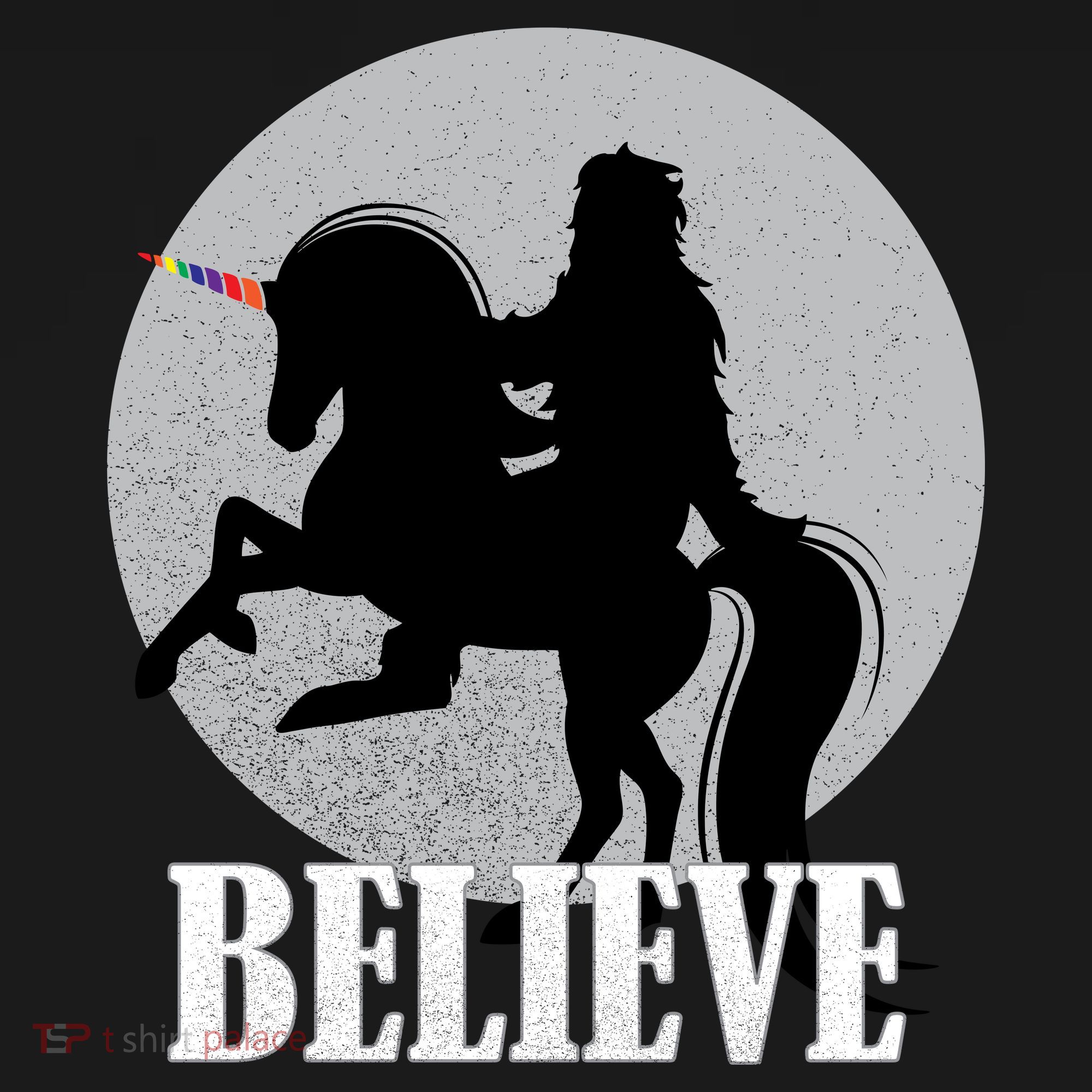 Bigfoot Riding Unicorn Believe Bucket Hat