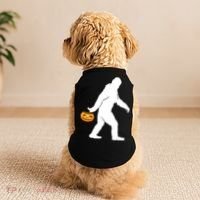Bigfoot Sasquatch Halloween Pumpkin Doggie Tank thumb 2