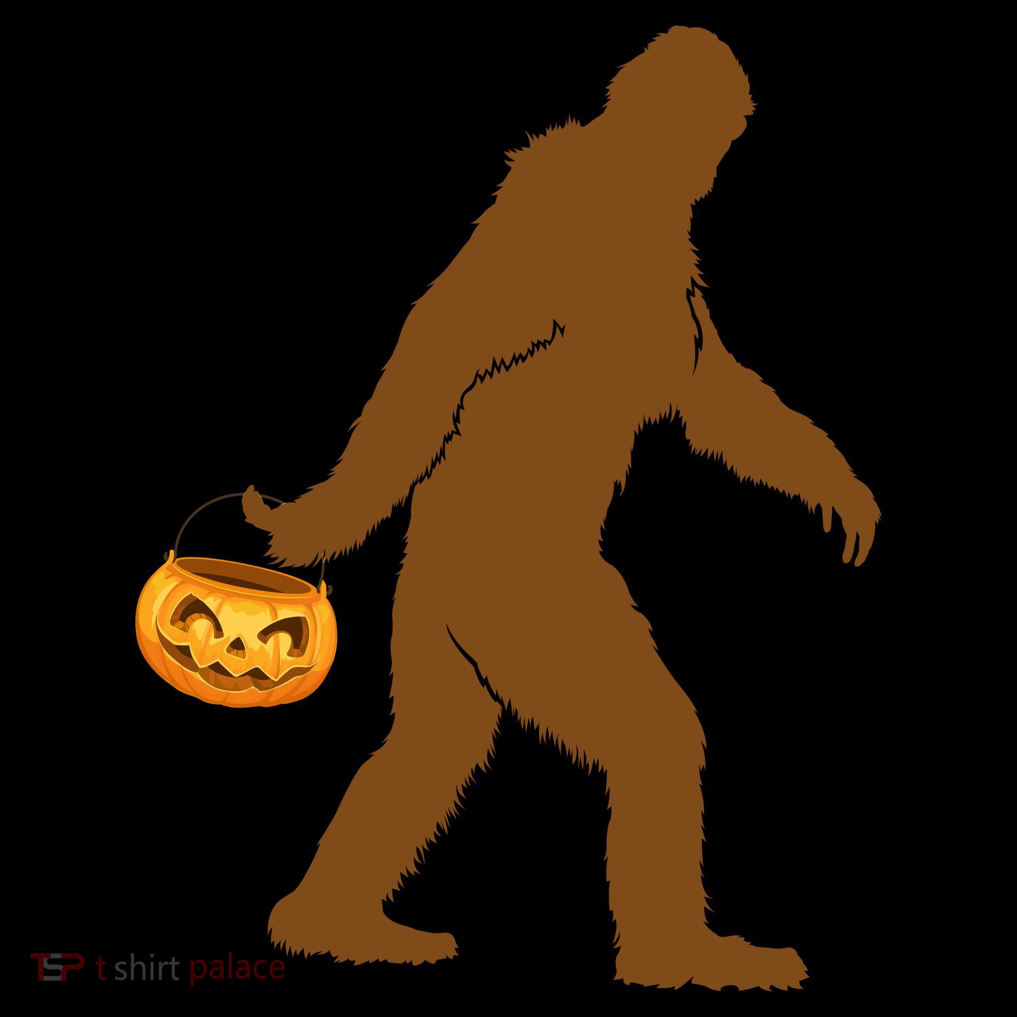 Bigfoot Sasquatch Halloween Pumpkin Coffee Mug