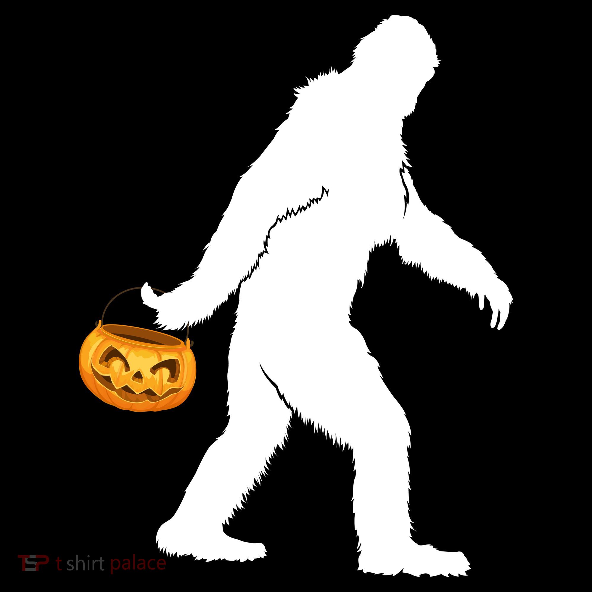 Bigfoot Sasquatch Halloween Pumpkin Tote Bag