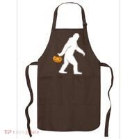 Bigfoot Sasquatch Halloween Pumpkin Apron thumb 0