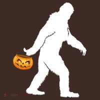 Bigfoot Sasquatch Halloween Pumpkin Mousepad thumb 1