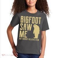 Bigfoot Saw Me But Nobody Believes Him Kids T-Shirt thumb 2