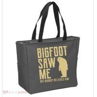 Bigfoot Saw Me But Nobody Believes Him Tote Bag thumb 2
