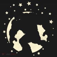 Bigfoot Silhouette Moon Stars Hoodie thumb 2