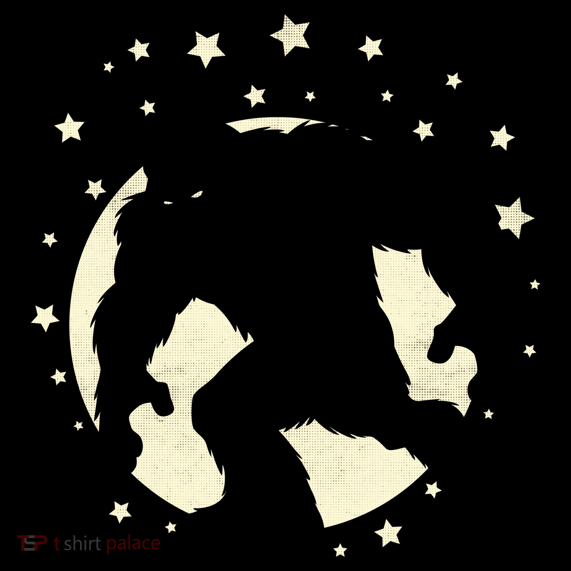 Bigfoot Silhouette Moon Stars Coffee Mug
