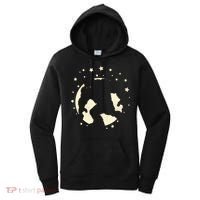 Bigfoot Silhouette Moon Stars Women's Hoodie thumb 0