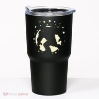 Bigfoot Silhouette Moon Stars Tumbler thumb 0