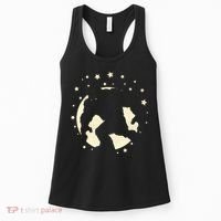 Bigfoot Silhouette Moon Stars Women's Tank Top thumb 0