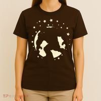 Bigfoot Silhouette Moon Stars T-Shirt thumb 4