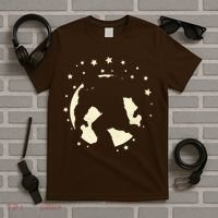 Bigfoot Silhouette Moon Stars T-Shirt thumb 5